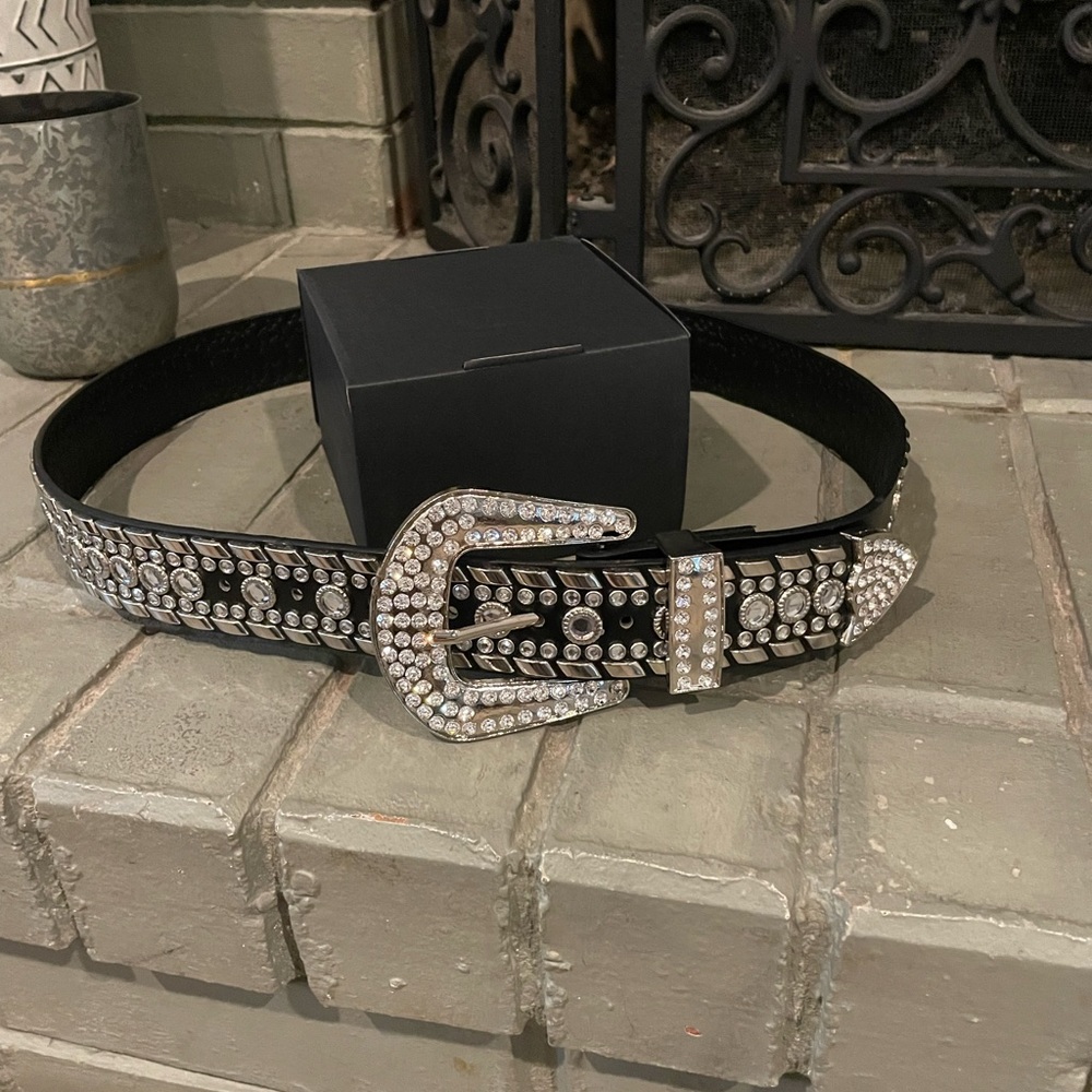 NIB WESTERN RHINESTONE BELT